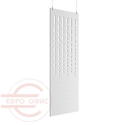 ACO-C-22 Акустическая перегородка 800х9х2400 мм. Квадраты Евро Офис (Серый (AC-03))