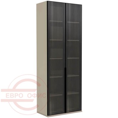 As-46 Шкаф Мебель Стиль Aston (Серый кварц / мокко / стекло тонированное рифленое) As-46 Шкаф Мебель Стиль Aston (Серый кварц / мокко / стекло тонированное рифленое)