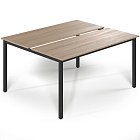 WM-2 + WM-2 + WM-2-02 Сдвоеный стол Мебель Стиль Work