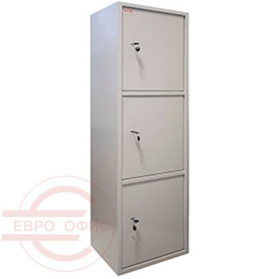 КБС 033тн Бухгалтерский шкаф ПАКС, ключевой (Светло-серый)