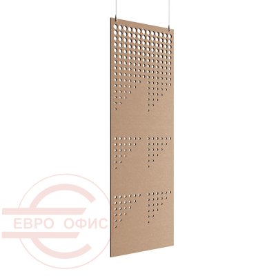 ACO-C-8 Акустическая перегородка 800*2400 Евро Офис (Бежевый (AC-02))
