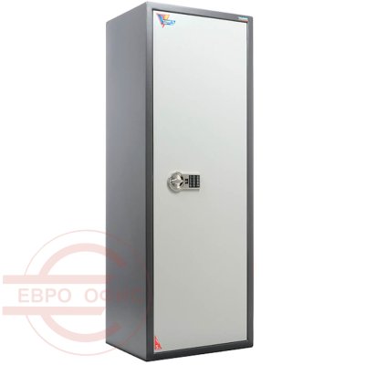 ASM-165T EL ГРАФИТ Мебельный сейф VALBERG, электронный кодовый (Корпус — графит (RAL 7024), дверь — светло–серая (RAL 7038))