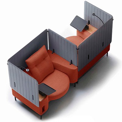 CSN602SZ Модульный диван PLAYWORKS (Оранжевый (2M8))