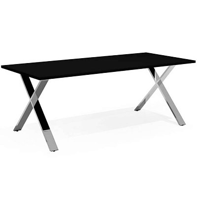 Kvs-200k Стол руководителя Мебель Стиль Kvins Slim (Чёрный)