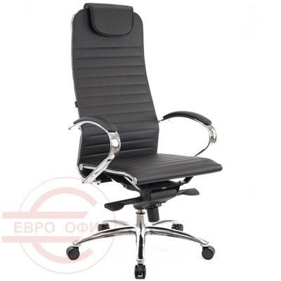 DECO Кресло для руководителя  EVERPROF, обивка экокожа (Чёрный)