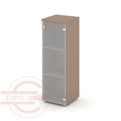 ES.SU-2.4(R) Шкаф средний узкий правый RIVA Estetica (Латте/Сатин матовый)