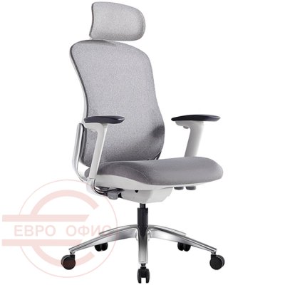 7002-2 Кресло для руководителя  Евро Офис, обивка ткань (Серый) 7002-2 Кресло для руководителя  Евро Офис, обивка ткань (Серый)