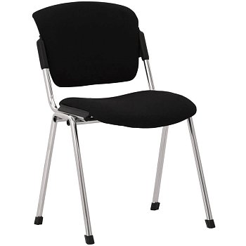 Эра Хром Стул для посетителя  Евро Офис, обивка ткань (Коричневый (C-24))