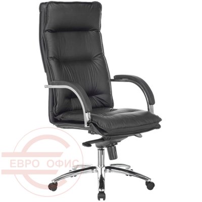 T-9927SL Кресло для руководителя  Бюрократ, обивка кожа (Чёрный)
