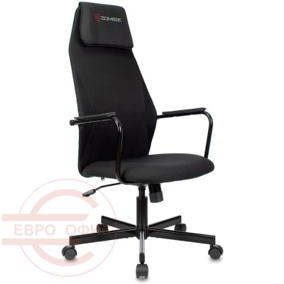 ZOMBIE ONE УЦ Геймерское кресло  Бюрократ, обивка ткань (Черный/карбон)
