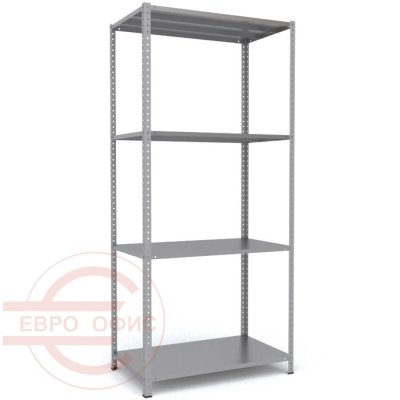MS-220x100x60 Металлический стеллаж ПРОМЕТ, 4 (Серый полуматовый (RAL 7038))