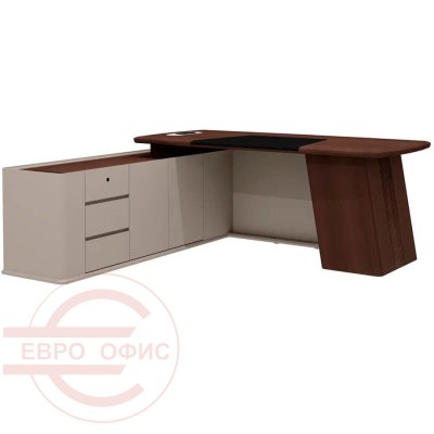 As-20.1 L Стол руководителя с опорной тумбой левый Мебель Стиль Aston (дуб Дюваль / серый кварц / мокко) As-20.1 L Стол руководителя с опорной тумбой левый Мебель Стиль Aston (дуб Дюваль / серый кварц / мокко)