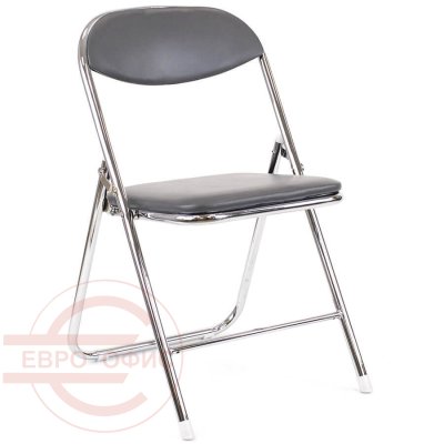 Joker Silver Стул для посетителя  EVERPROF, обивка экокожа (Серый)