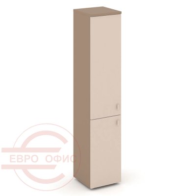 ES.SU-1.3 (L) Шкаф высокий узкий левый RIVA Estetica (Латте/Купучино/Лакобель umbra)