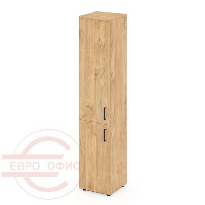SN.STU.E-104(L) Шкаф высокий узкий левый RIVA Style Project (Тиквуд Светлый)