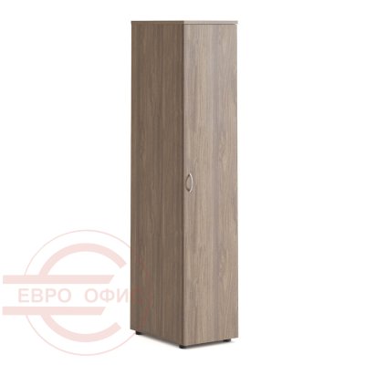 А-59 Гардероб узкий с продольной штангой Мебель Стиль Агат (Палдао)