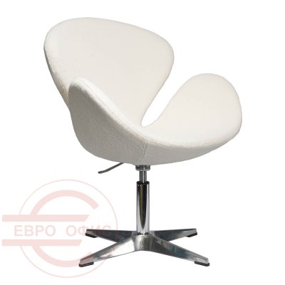 А011 Кресло лаунж  Евро Офис, обивка ткань (Бежевый)