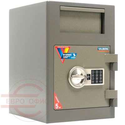 VALBERG ASD-19 EL Депозитный сейф VALBERG, электронный кодовый (Коричневое с эффектом молотковой эмали)