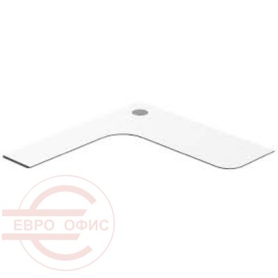 ZT-002 Стол L-образный ZUM, HECOR (Белый)