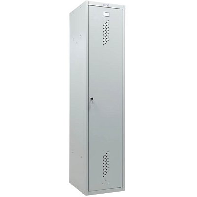 LS-11-40D Шкаф для одежды и сумок ПРОМЕТ, ключевой (Серый полуматовый (RAL 7038))