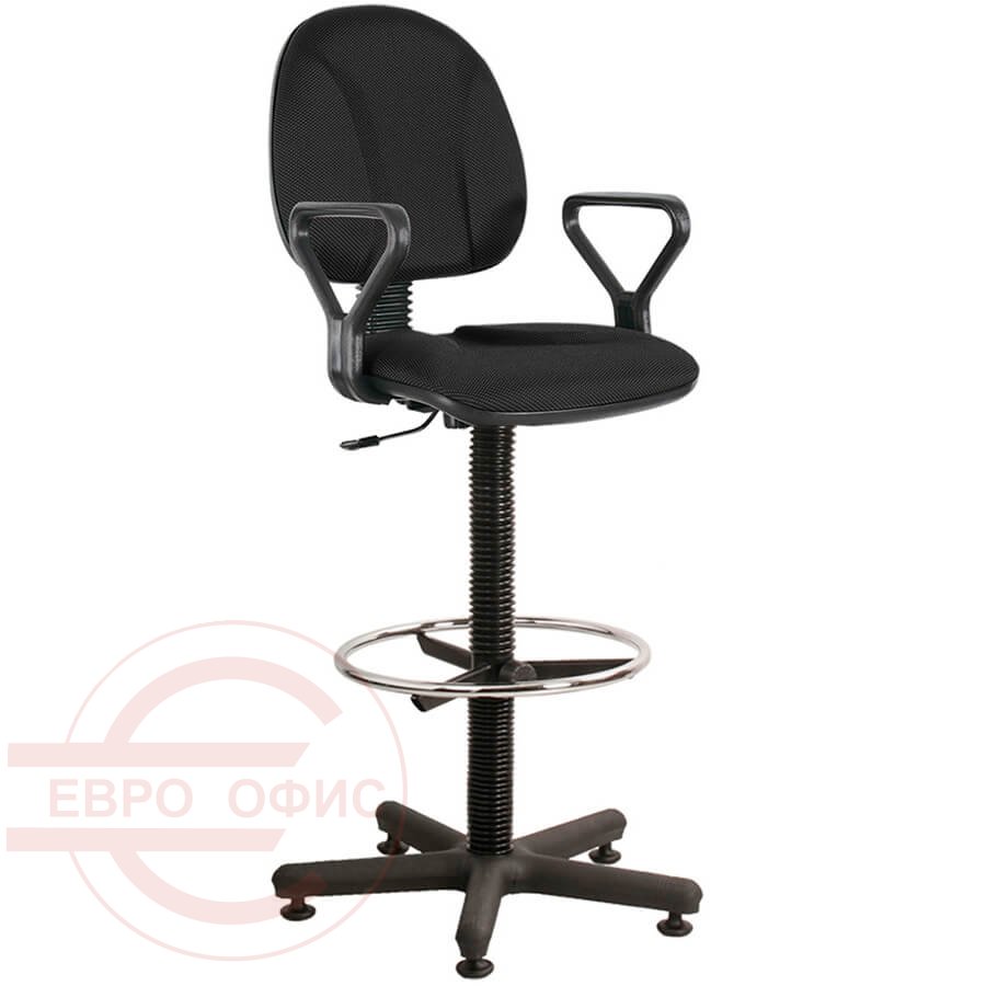 Regal Ring Base P SP Ergo Кресло для персонала  Евро Офис, обивка ткань (Чёрный)