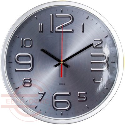 WallC R82P Часы настенные (Серебристый) WallC R82P Часы настенные (Серебристый)