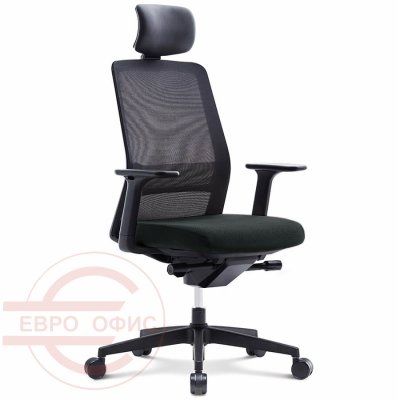 CHN6200AHZ Кресло для руководителя AROUND Fursys, обивка комбинированный (Чёрное (2H6B)) CHN6200AHZ Кресло для руководителя AROUND Fursys, обивка комбинированный (Чёрное (2H6B))