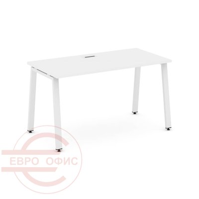 SN-6A.SP-014 Стол письменный RIVA Style Project (Белый/Металл Белый)