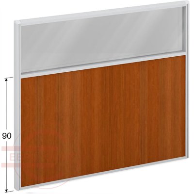 ПК-ЛГ-МДК138х160/90С/Д Модуль комбинированный ФЕЛИКС (Стекло+мил.орех св.)