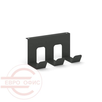 KKGV-20 Кабель-канал горизонтальный RIVA Style Project (Антрацит)