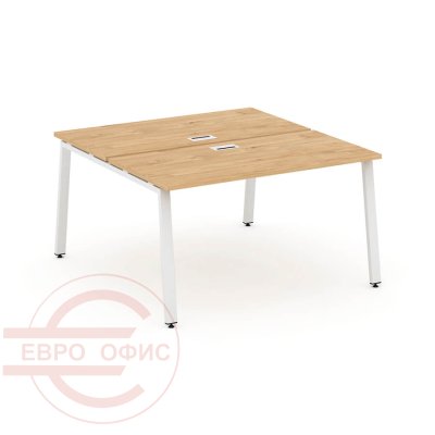 SN-6A.DRS-004 Рабочая станция двухсторонняя RIVA Стайл Проджект (Тиквуд Светлый/Металл Белый)