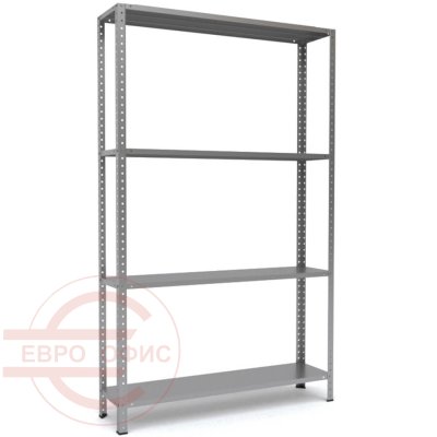 MS-200x120x30 Металлический стеллаж ПРОМЕТ, 4 (Серый полуматовый (RAL 7038))
