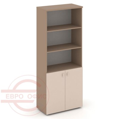 ES.ST-1.1 Шкаф высокий широкий RIVA Estetica (Латте/Капучино)