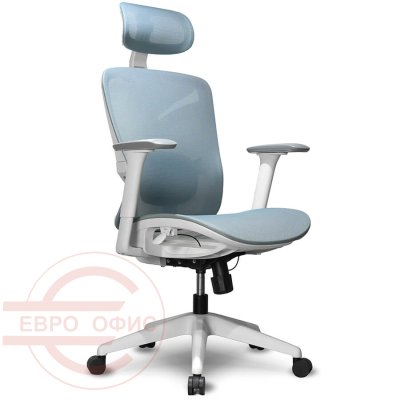 7256C-2 Кресло для руководителя  Евро Офис, обивка сетка (Голубой MT81-9) 7256C-2 Кресло для руководителя  Евро Офис, обивка сетка (Голубой MT81-9)
