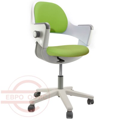 RINGO S500ACF Кресло детское Fursys, обивка иск. кожа (Зелёный (A377))