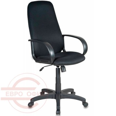 CH-808AXSN (N) Кресло для персонала Бюрократ, обивка ткань (Чёрное (TW-11))