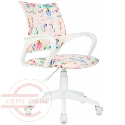 Burokids 1 W Кресло детское  Бюрократ, обивка ткань (Мультиколор принцесски)