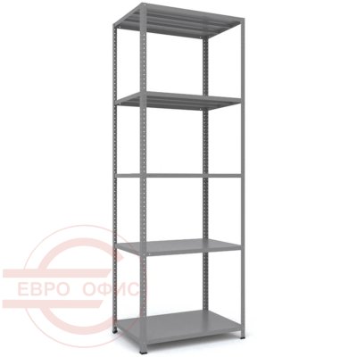 MS_200x70x50 Металлический стеллаж ПРОМЕТ, 5 (Cерый полуматовый (RAL 7038))