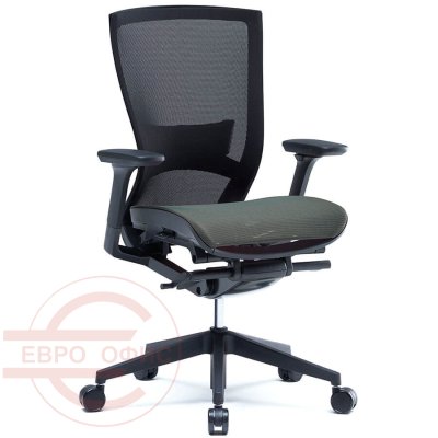 CHN6100AZ Кресло для персонала CH6100 Fursys, обивка сетка / ткань (Серое (2D1B))