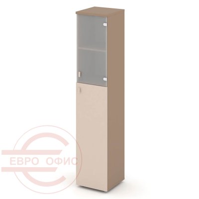ES.SU-1.7(R) Шкаф высокий узкий правый RIVA Estetica (Латте/Капучино)