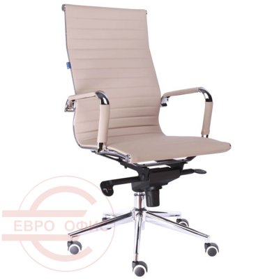 RIO M Кресло для руководителя  EVERPROF, обивка иск. кожа (Бежевый)