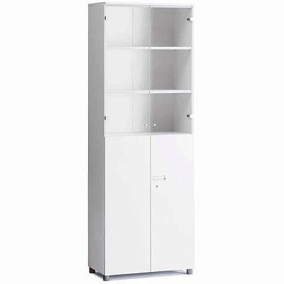 CAC386AG Шкаф комбинированный со стеклом Fursys EXPACE (WW)