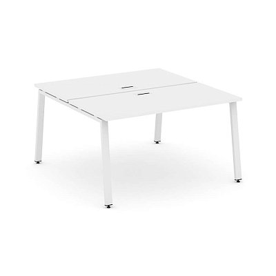 SN-6A.DRS-011 Рабочая станция двухсторонняя RIVA Стайл Проджект (Белый/Металл Белый)