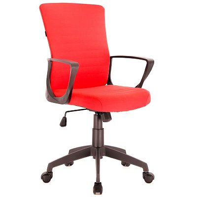 EP-700 Кресло для персонала  EVERPROF, обивка ткань (Красный)
