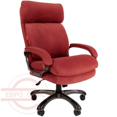 505 Кресло для руководителя Home Chairman, обивка ткань (Коралл T-28)