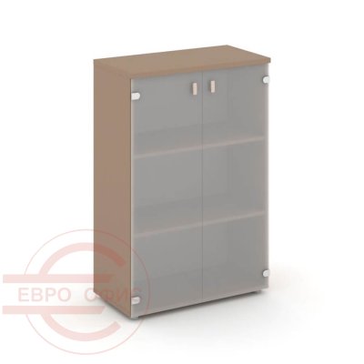 ES.ST-2.4 Шкаф средний широкий RIVA Estetica (Латте/Сатин матовый)