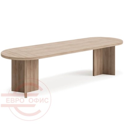 Conference table 290x90 Стол переговоров 290x90 Profoffice Lava (Гавана, серый глянец)