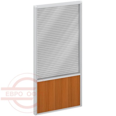 ПК-ЛГ-МДК167х120/50Ж/Д Модуль комбинированный ФЕЛИКС (Стекло+итал.орех)