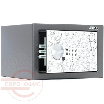 T-170 EL PAINT Мебельный сейф AIKO, электронный кодовый (Серый (RAL 7024))