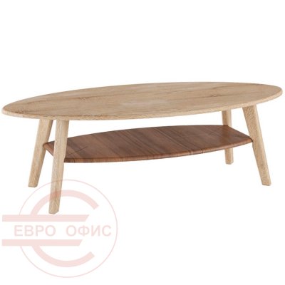 Серфинг Журнальный стол Мебелик (Дуб Сонома)